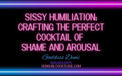 Sissy Humiliation: Crafting the Perfect Cocktail of Shame and Arousal